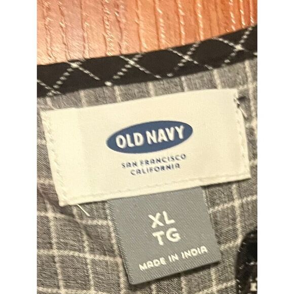 NWOT Old Navy Pleated Tie-Neck Swing Dress size XL - Picture 7 of 11